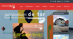 Desktop Screenshot of jazzpodiumdetor.nl