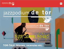 Tablet Screenshot of jazzpodiumdetor.nl